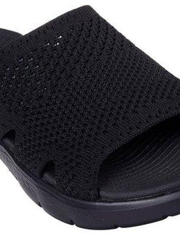 Skechers GO WALK FLEX SANDAL-ELATION Pantolette, Keilabsatz, Sommerschuh, Schlappen mit Goga Mat Footbed