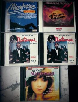 Mantovani 5 CD zus.5,- Best of International World Hits Charmaine Live - Flensburg