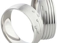 Silberringe mit verschieden langen Glanzrillen SR040-SR041 - Aholming