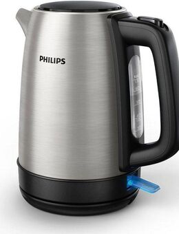 Philips Wasserkocher HD9350/90 Daily Collection, 1,7 l, 2200 W, Trockengehschutz, Silber