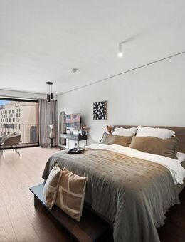 Sonniges Luxus-Studio mit Südloggia, mitten im Westfield & Co-Working, Fitness, Gemeinschaftsgarten - Hamburg