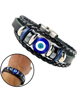 Schwarze Armband mit Nazar Boncuk Blaue Auge Böser Blick Evil Eye Armschmuck 10,90€* - Villingen-Schwenningen