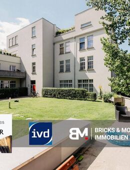 Ikonisches Penthouse-Loft mit Atrium & Kamin - Bezugsfrei - Leipzig