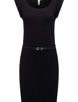 Ragwear Sommerkleid Tagg Damen Kurzarm-Kleid mit Taillengürtel und Taschen
