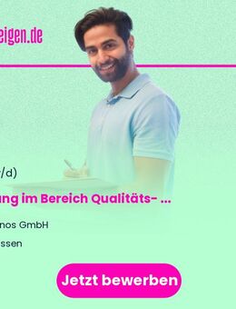 Leitung im Bereich Qualitäts- und Umweltmanagement (m/w/d) - Nossen