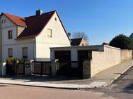 Provisionsfrei - Doppelhaushälfte mit einem vielfältig verwendbaren Grundstück - Bernburg (Saale)
