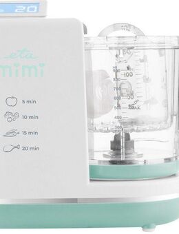 eta Babynahrungszubereiter Dampfgarer ETA Mimi, 700 W, 6-in-1-Multifunktionsgerät, Touchpanel mit ausklappbarem LCD-Panel