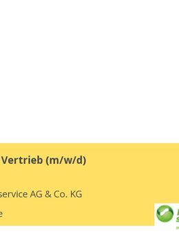 Teamleiter Vertrieb (m/w/d) - Karlsruhe
