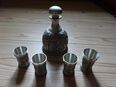 Schnaps-Set / Likör-Set aus Zinn Karaffe kleine Becher in 01773