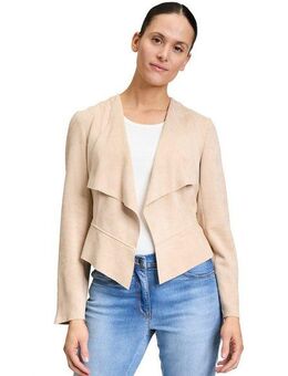 Betty Barclay Jackenblazer Betty Barclay Blazer-Jacke ohne Verschluss Material