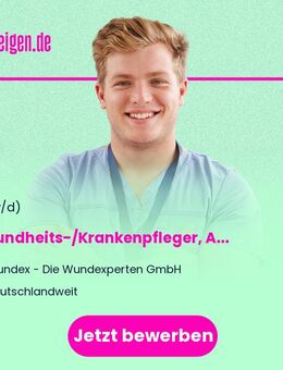 Gesundheits-/Krankenpfleger, Altenpfleger (m/w/d) als Wundexperte im Außendienst - Hamburg Altstadt