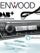 Marine Digital Media Receiver mit Digitalradio DAB+, Bluetooth-Technologie und Amazon Alexa Sprachdienst. KENWOOD in 8600