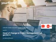 Head of Change & Project Management (all genders) - Kleinostheim