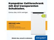 exquisit Gefrierschrank GS81-040C weiss, 85,5 cm hoch, 54,5 cm breit, energiesparend in Energieefizienz C, 87 Liter Nutzinhalt, 4 Sterne