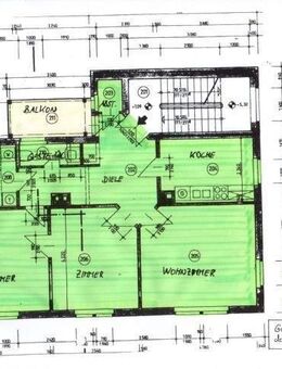 Sehr schöne 3-Zimmer-Wohnung mit Balkon in bevorzugter Wohnlage von Rudolstadt/West, im Villenviertel - Rudolstadt