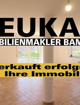 HALLSTADT-DÖRFLEINS: OFFENE 3-ZIMMER-WOHNUNG(=SOFORT FREI)+BAD MIT FENSTER+ BALKON FÜR 229.000,-EURO - Hallstadt