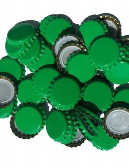 Kronkorken Bier Deckel Wein 26mm stark GRÜN 50 Stück - Wuppertal