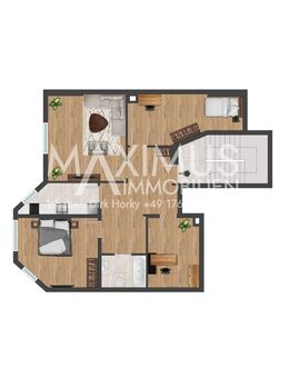 Hochwertig modernisiert - Ihre neue stylische 4 Raum - Wohnung in Chemnitz - Kappel - Chemnitz