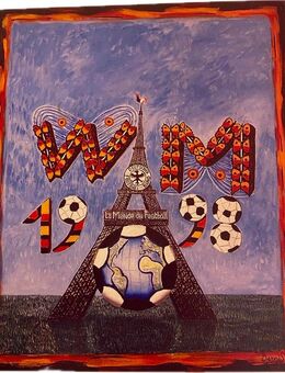 WM - Wein 1998 Limitierte Auflage vom DFB - Hankensbüttel