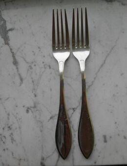Auerhahn Florentiner Residenz Besteck 90 g versilbert: 2 Gabeln zusammen 10,- - Flensburg