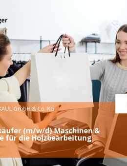 Ladenverkäufer (m/w/d) Maschinen & Werkzeuge für die Holzbearbeitung - Düsseldorf
