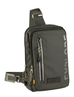 camel active Cityrucksack Explore, wasserabweisendes recyceltes Nylon und reflektierende Reißverschlüsse