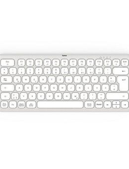Hama Tastatur WK-500 (kabellos, QUERTZ, Multi-Device, klein) Tastatur