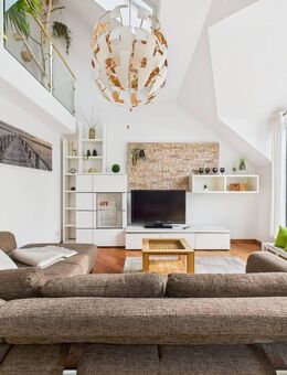 Ihre Ruheoase in Freimann - Möblierte Dachgeschoss-Wohnung mit toller Galerie - Sonnige Dachterrasse - München