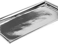 Fink Tablett NAGANO, Edelstahl, (1-tlg), Dekotablett, Dekoaccessoires, silberfarben