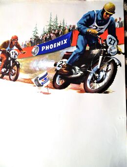 GEBE MEINE LEIDENSCHAFT AUF - OLDTIMER MOTORSPORT PLAKATE PHÖNIX - Herscheid