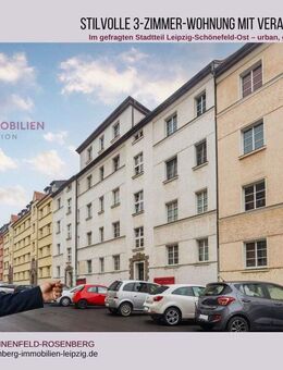 Attraktive 3-Zimmer-Wohnung mit Veranda im beliebten Leipzig-Nordost - Leipzig
