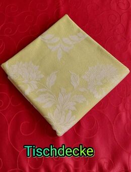 Tischdecke Tischtuch Tafeldecke, grün, 5 Bilder - Immenhausen
