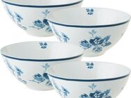 LAURA ASHLEY BLUEPRINT COLLECTABLES Schale China Rose, Porzellan, (Set, 4-tlg)