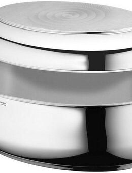 WMF Bräter Schmortopf Induktion, Cromargan® Edelstahl Rostfrei 18/10 (1-tlg), Deckel als induktionsgeeignete Pfanne nutzbar, 8,5l, backofengeeignet