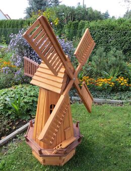 Achteckwindmühle NEU Höhe mit Flügel: 117 cm - Hergisdorf