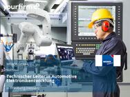 Technischer Leiter:in Automotive Elektronikentwicklung - Friedberg (Hessen)