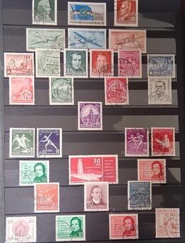 Briefmarken DDR Jahrgang 1956 komplett gestempelt - Görlitz