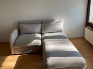 Sofa grau mit Stauraum - München Hadern