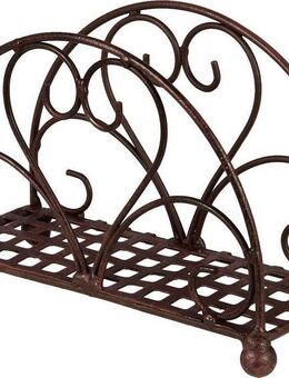 Home affaire Serviettenhalter Antik II, Metall, braun