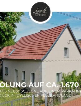Ländliches Idyll trifft auf charmante Vielseitigkeit - Einfamilienhaus, Stallgebäude und Traumgarten - Annaburg