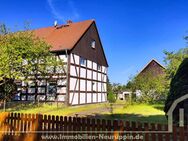 Fachwerkidylle auf 3.000?m² - Haus mit Nebengebäuden in sehr gepflegtem Zustand in Rägelin - Temnitzquell