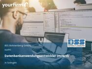 Datenbankanwendungsentwickler (m/w/d) - Solingen (Klingenstadt)