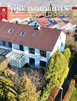 Erbpacht: Zusammengelegtes RMH & REH mit XXL-Sonnengarten und Panoramafernsicht! - Ostfildern