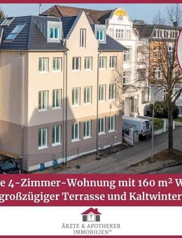 Exklusive 4-Zimmer-Wohnung mit 160 m² Wohnfläche und großzügiger Terrasse! - Lübeck