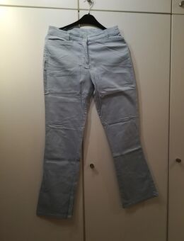Cecilia Damen Baumwoll Hose Gr. 40 hellblau - Hamburg