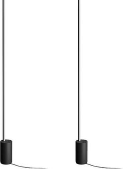 Philips Hue LED Stehlampe Gradient Signe, Bluetooth, LED fest integriert, Farbwechsler, Doppelpack