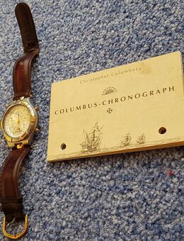 h05) Herren Uhr Columbus Chronograph - Tchibo 36623 Armbanduhr - evtl. defekt - Garbsen