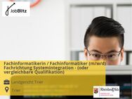 Fachinformatikerin / Fachinformatiker (m/w/d) - Fachrichtung Systemintegration - (oder vergleichbare Qualifikation) - Trier