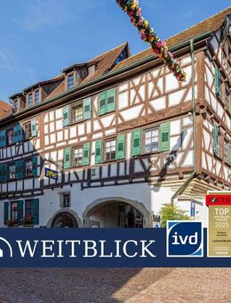 WEITBLICK: Zentral. Historisch. Sofort bezugsfrei! - Bietigheim-Bissingen