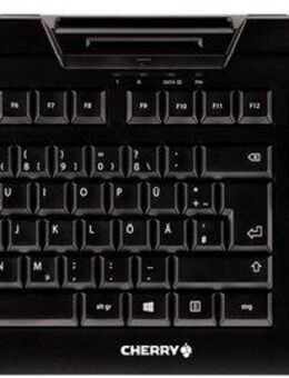 Cherry KC 1000 SC Kabelgebundene Chipkarten Tastatur, Schwarz, USB Tastatur